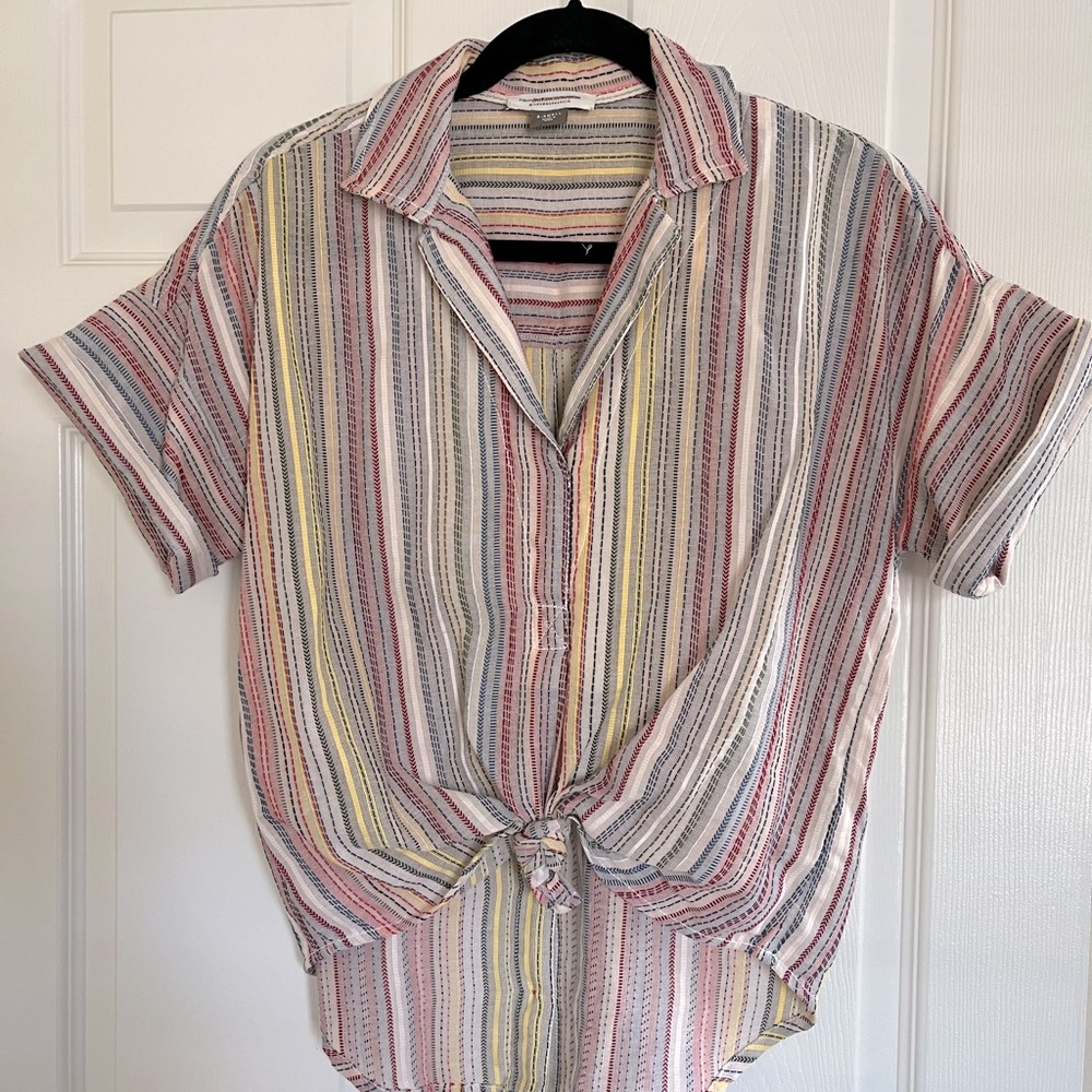 Anthropologie/Pilcro Multi-Color Top